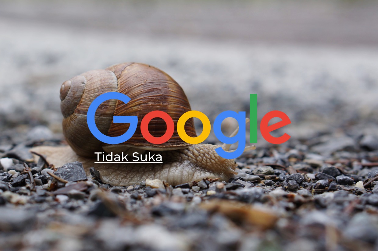 google tidak suka website lemot