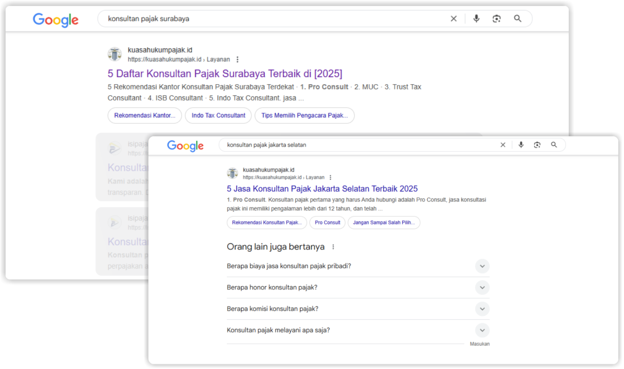 portfolio jasa seo kuasahukumpajak id