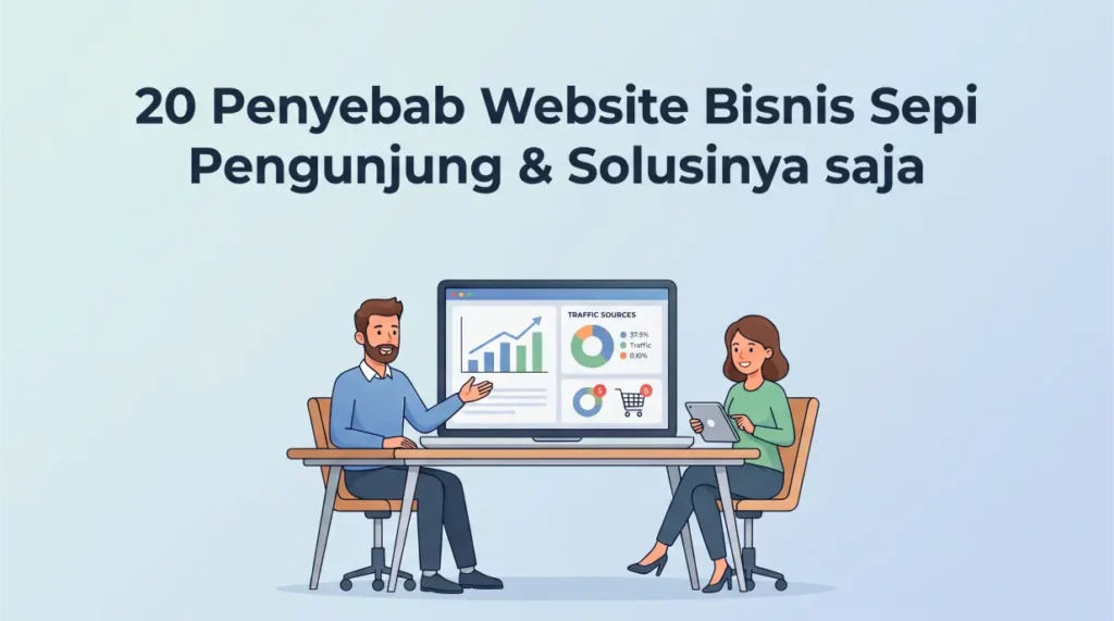 20 Penyebab Website Bisnis Sepi Pengunjung & Solusinya